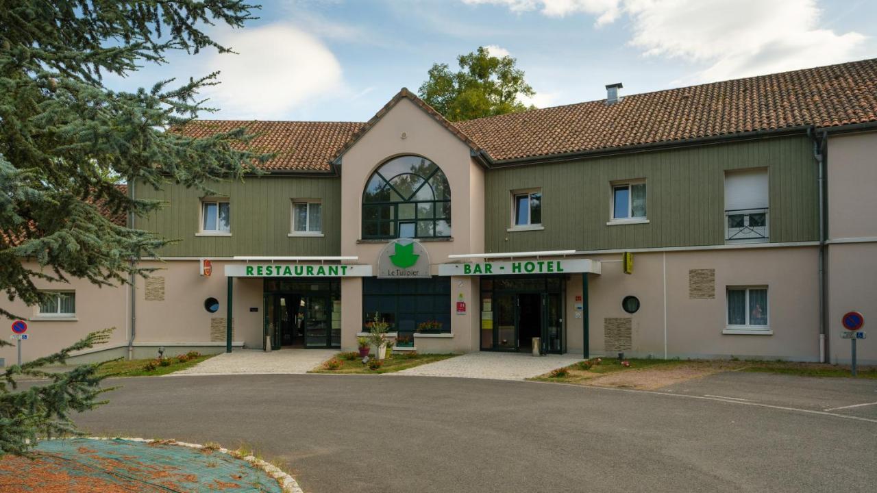 Logis Hotel - Restaurant Le Tulipier Vienne-le-Château Eksteriør billede